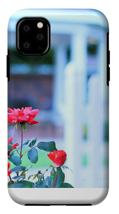 Red Flowers in Bloom - Phone Case