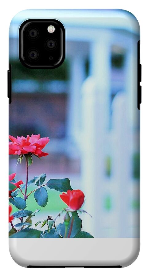 Red Flowers in Bloom - Phone Case