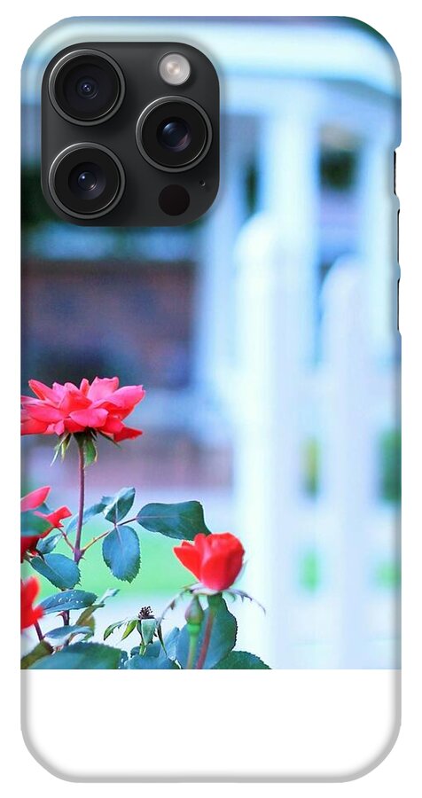 Red Flowers in Bloom - Phone Case
