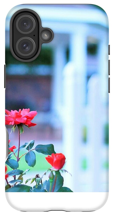 Red Flowers in Bloom - Phone Case