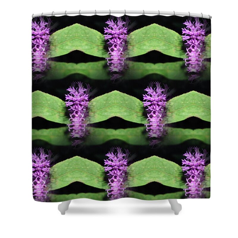 Repeating Floral Pattern - Shower Curtain