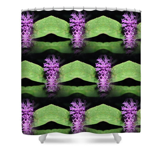 Repeating Floral Pattern - Shower Curtain