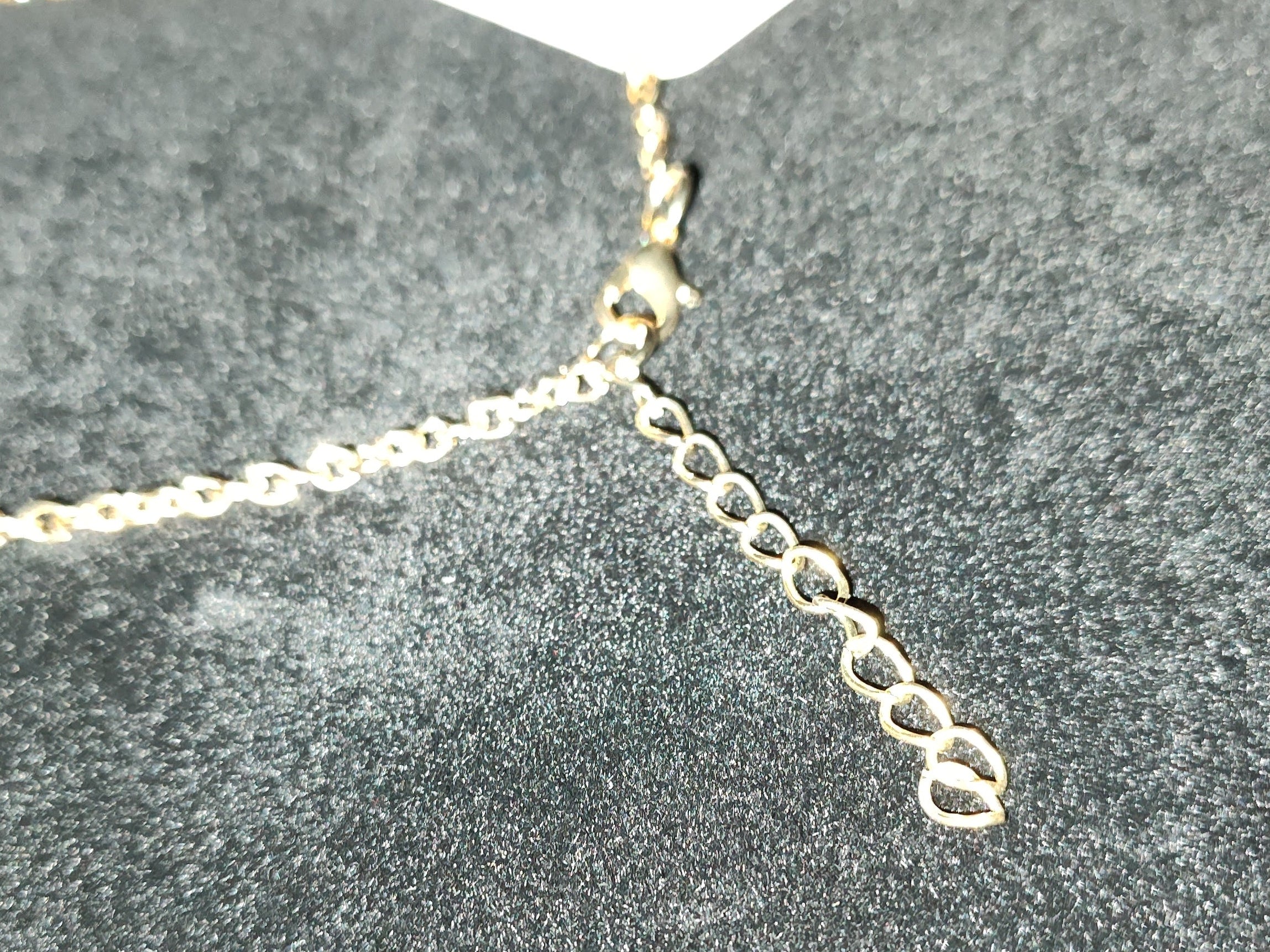 Women's Half Moon Medallion and Gold Chain