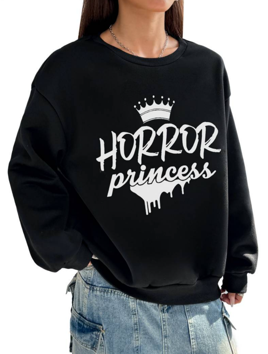 Women's Horror Princess Long Sleeve Sweatshirt
