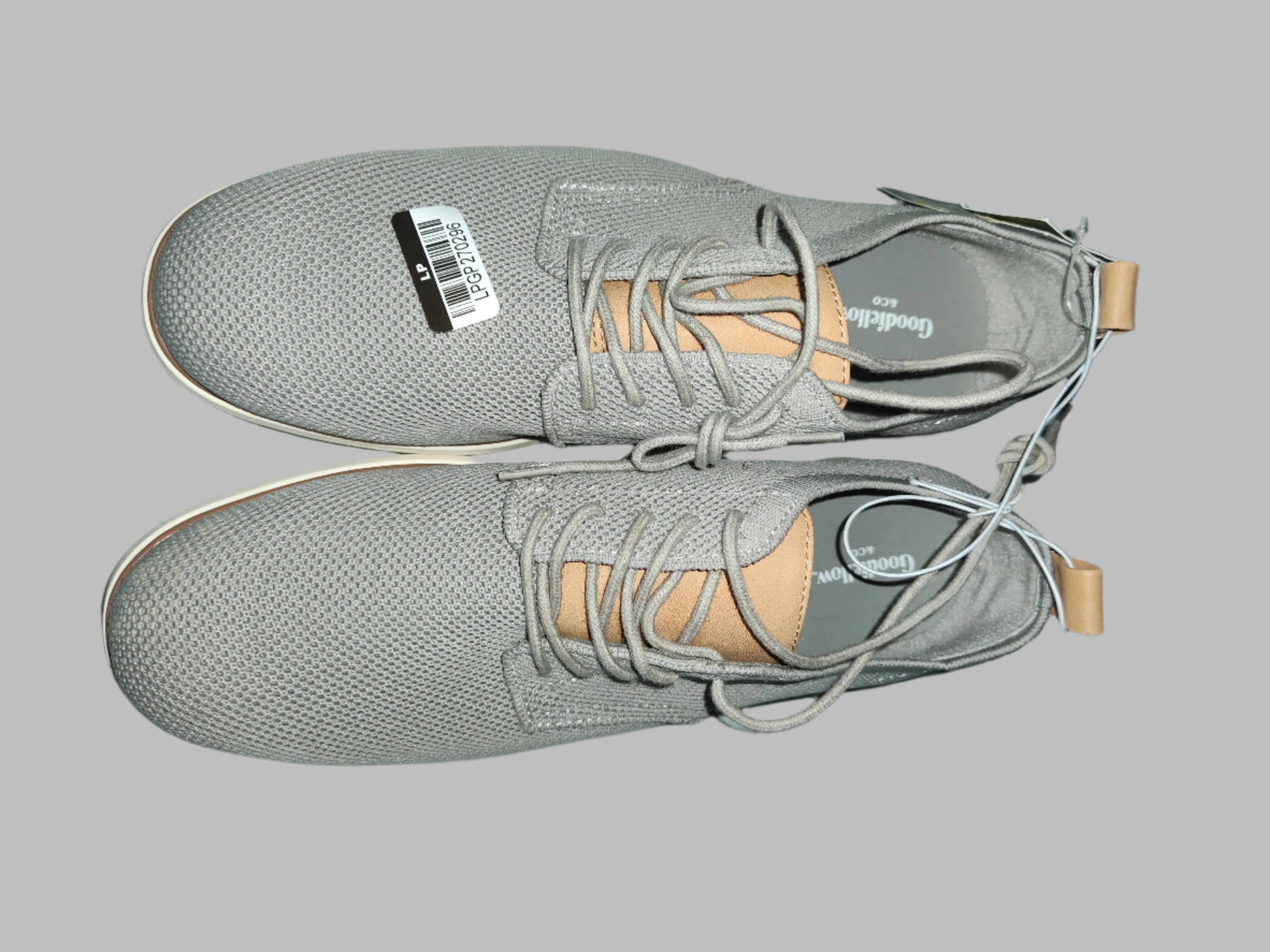 New - Men's Kev Knit Dress Shoes - Goodfellow & Co Gray 7 New - Men's Kev Knit Dress Shoes - Goodfellow & Co Gray 7