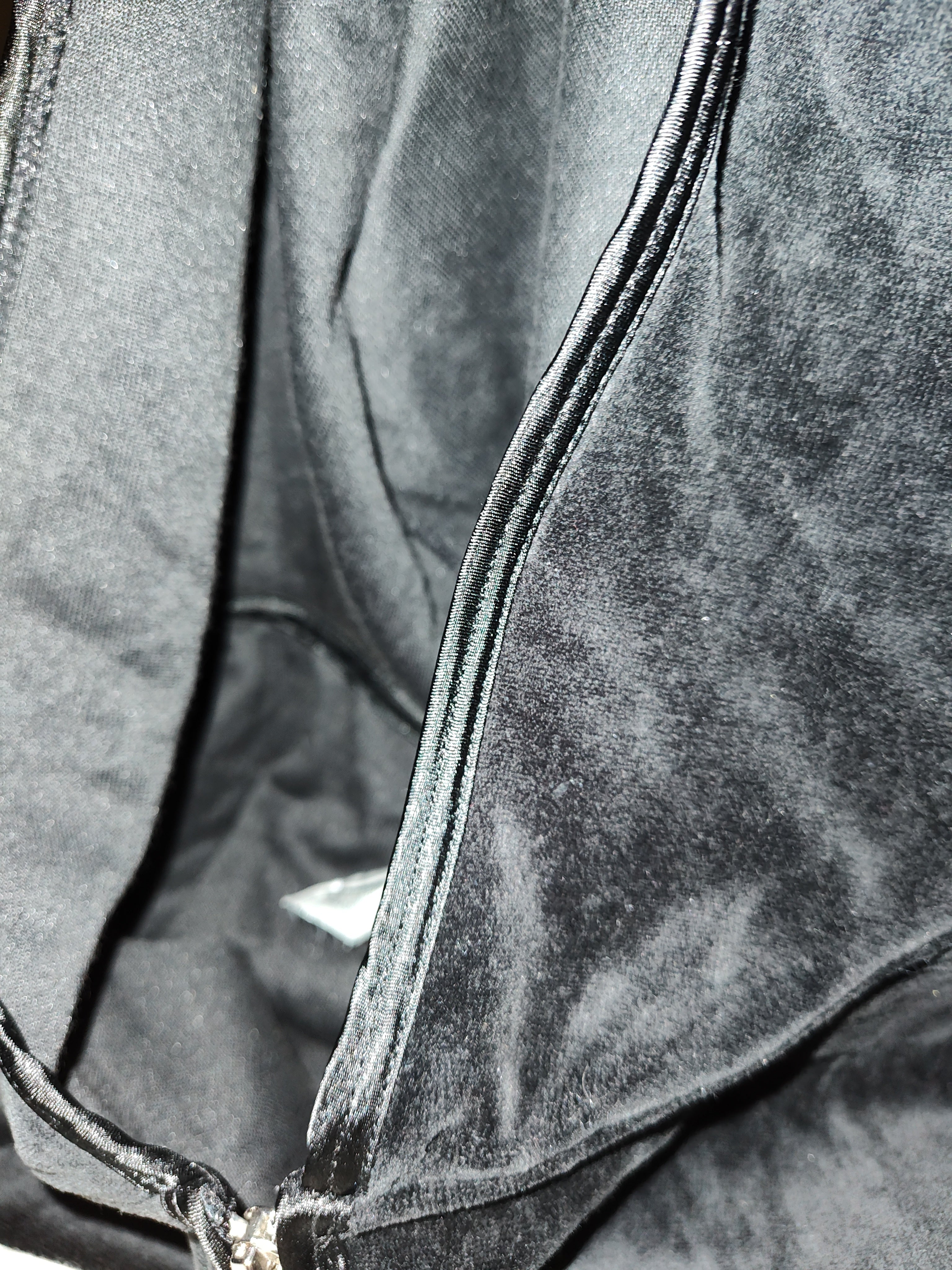 JMS Relaxed Fit Deep Ebony 2-piece Velour Track Suit - size 3X