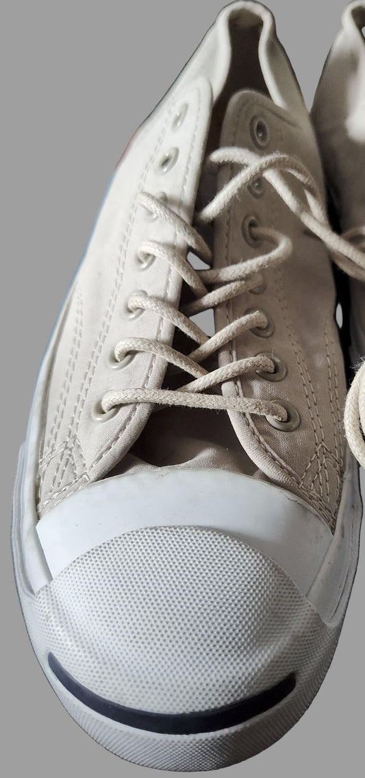 Women's Beige Converse Sneakers - size 10.5