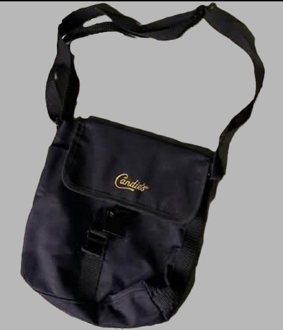 Candies Black Crossbody Bag with 3 Compartments