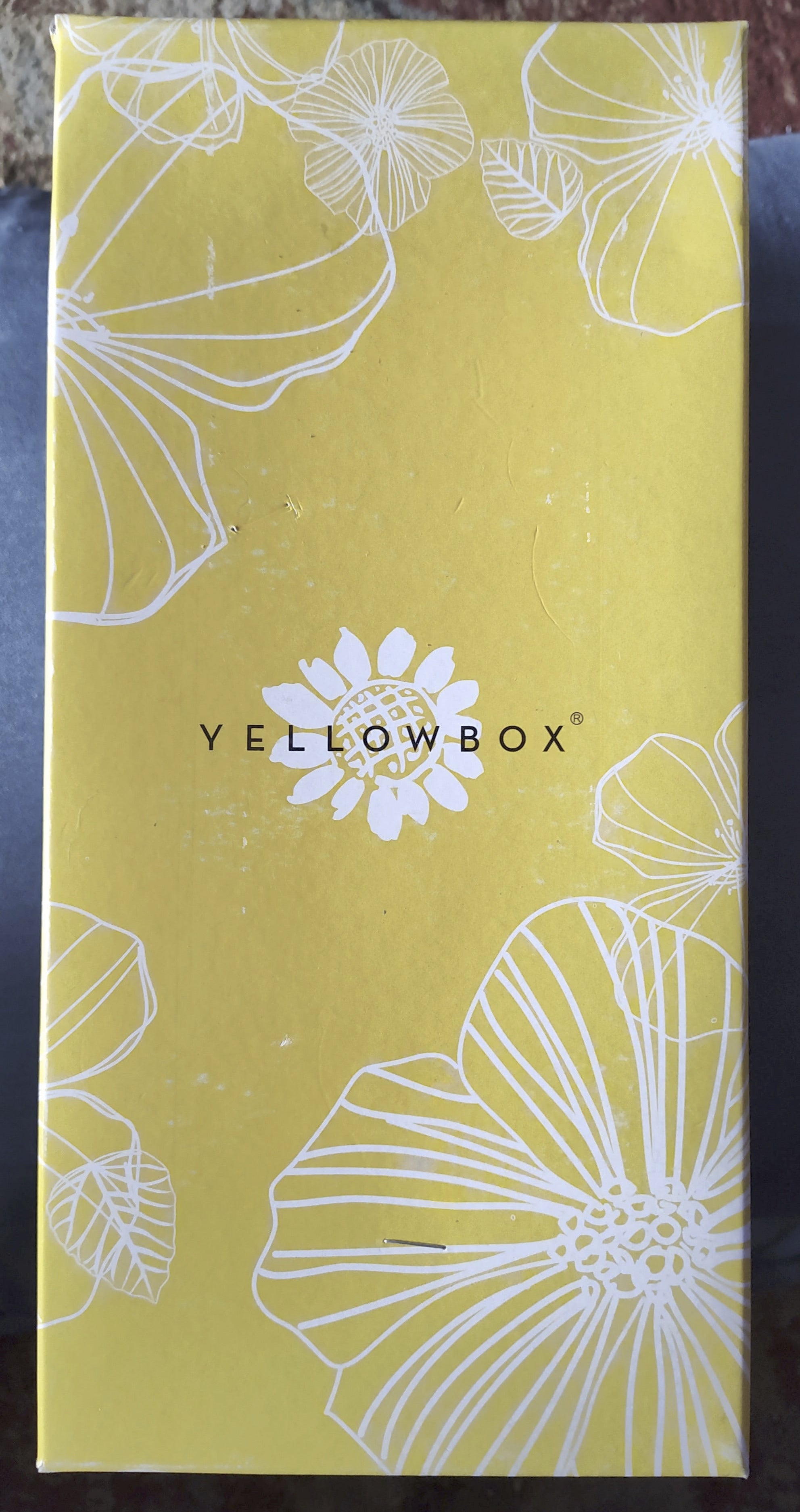 Yellowbox Glittery Flip Flops with Box- size 7