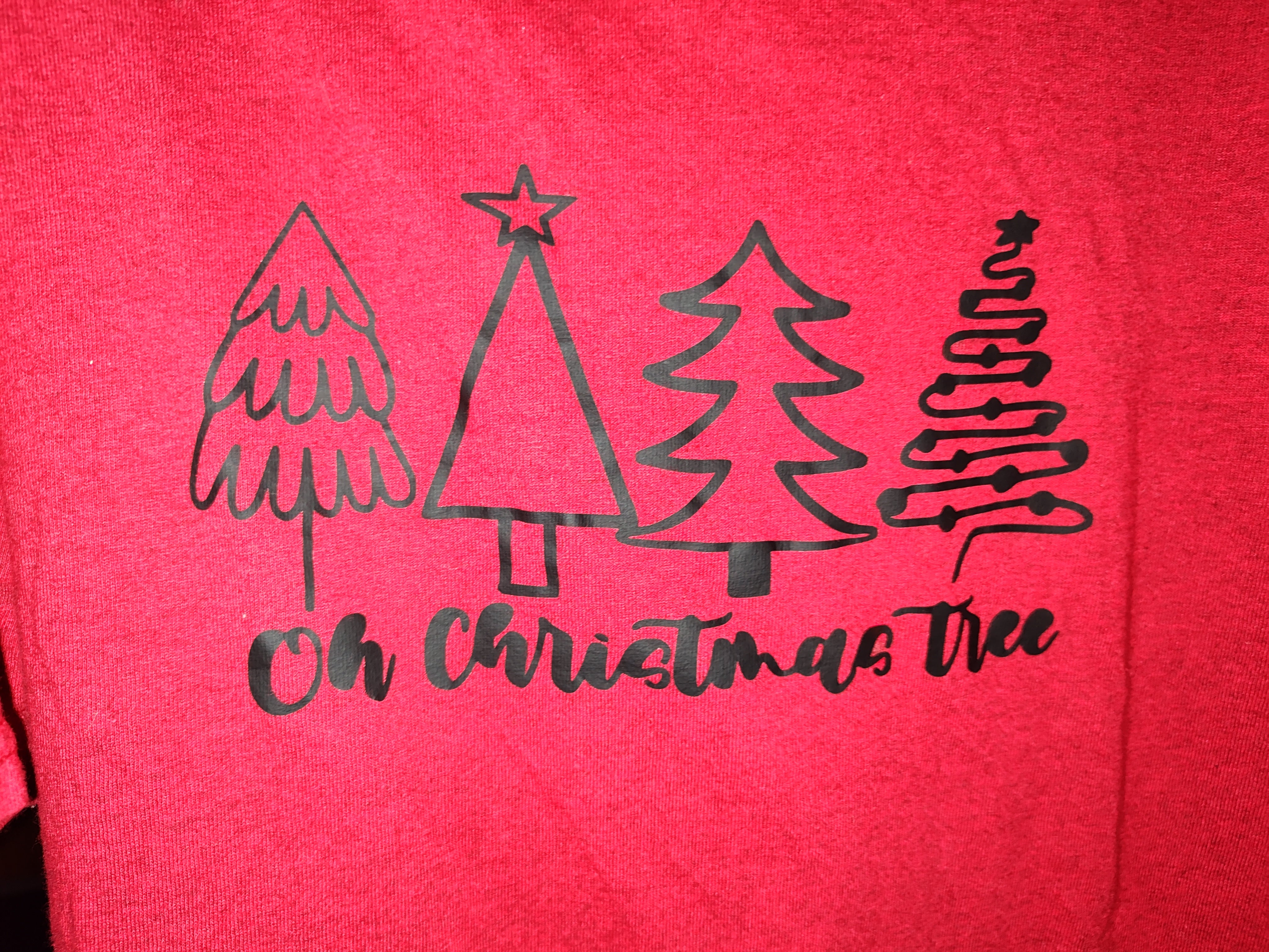 O Christmas Tree Red T-shirt