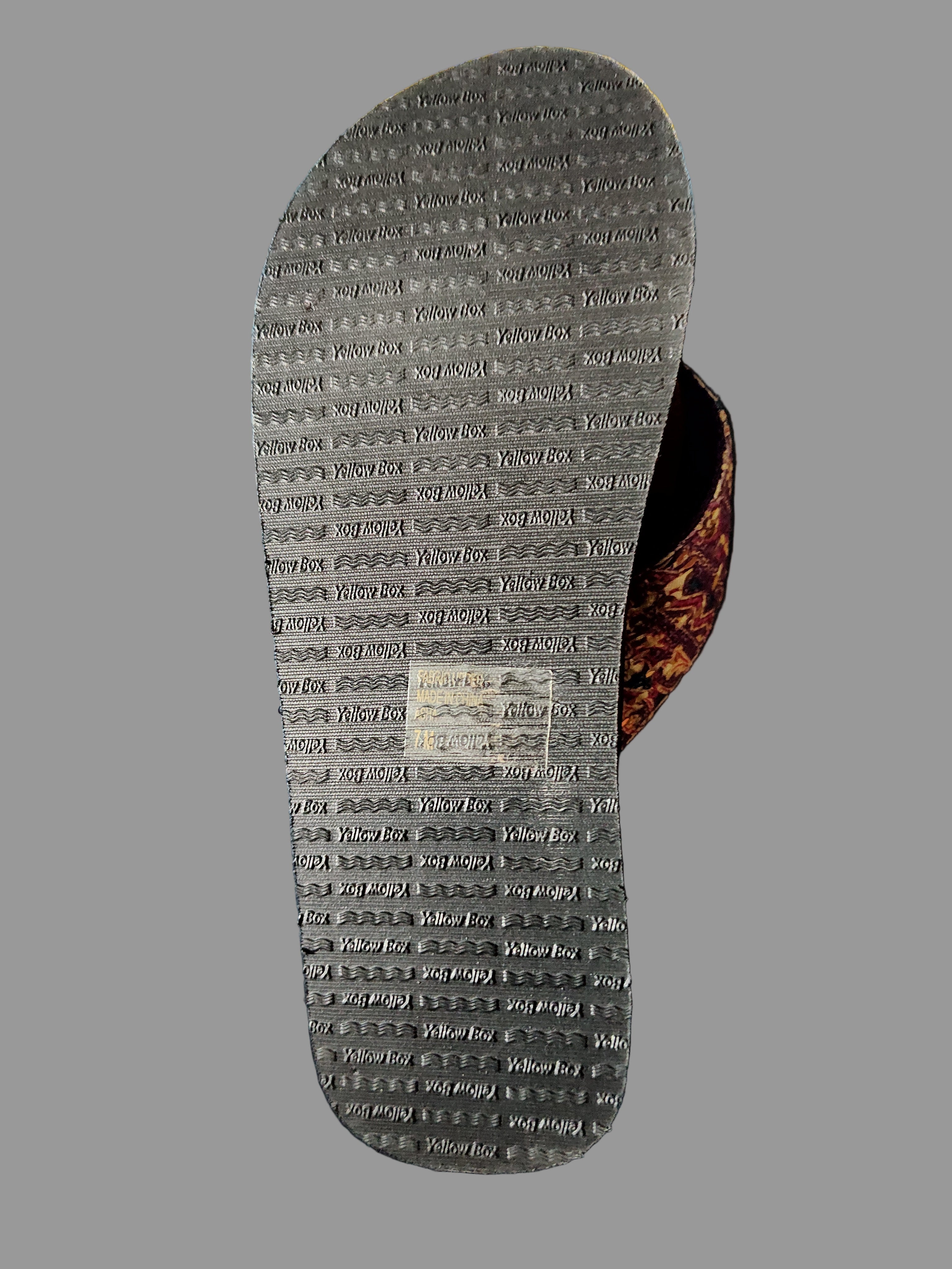 Yellowbox Glittery Flip Flops with Box- size 7