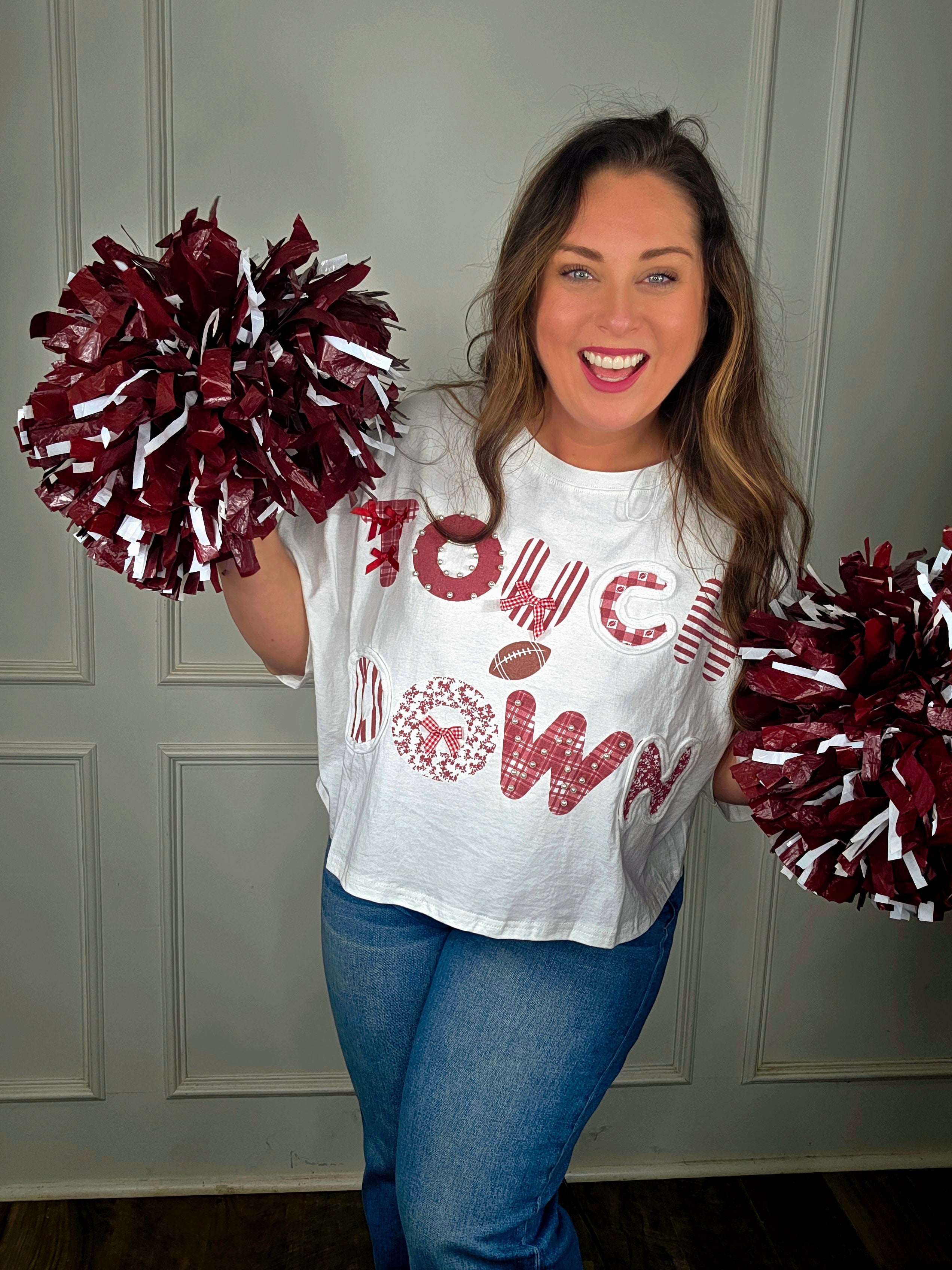 Bleacher Babe TOUCH DOWN Graphic T-shirt