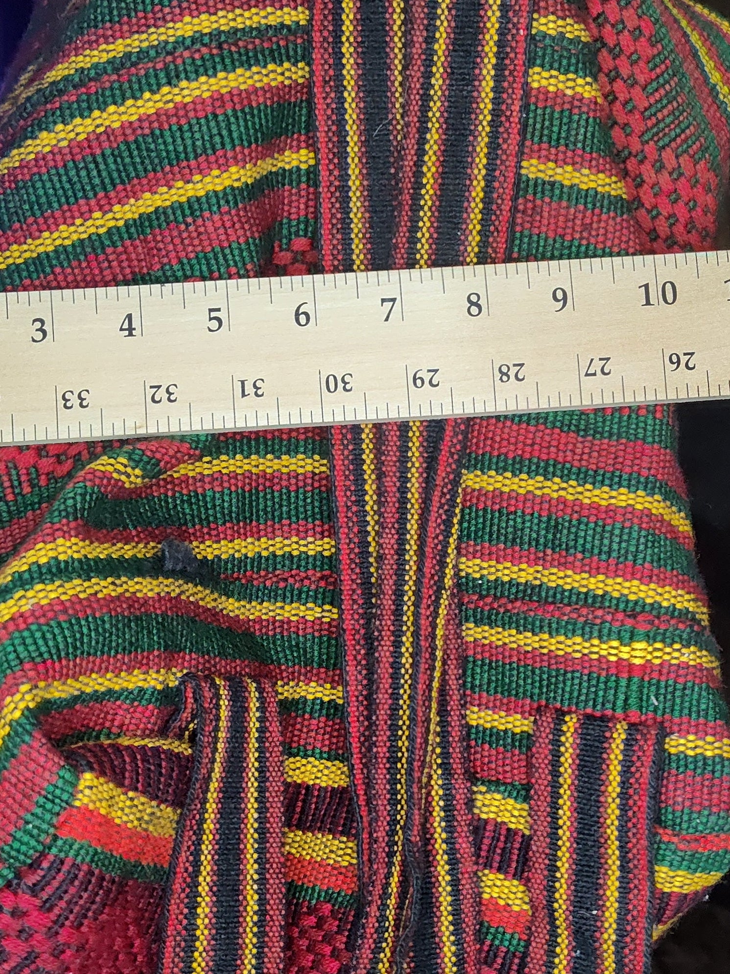 Artesanias Mr. Pinzon Mexican Woven Drawstring Unisex Large Backpack