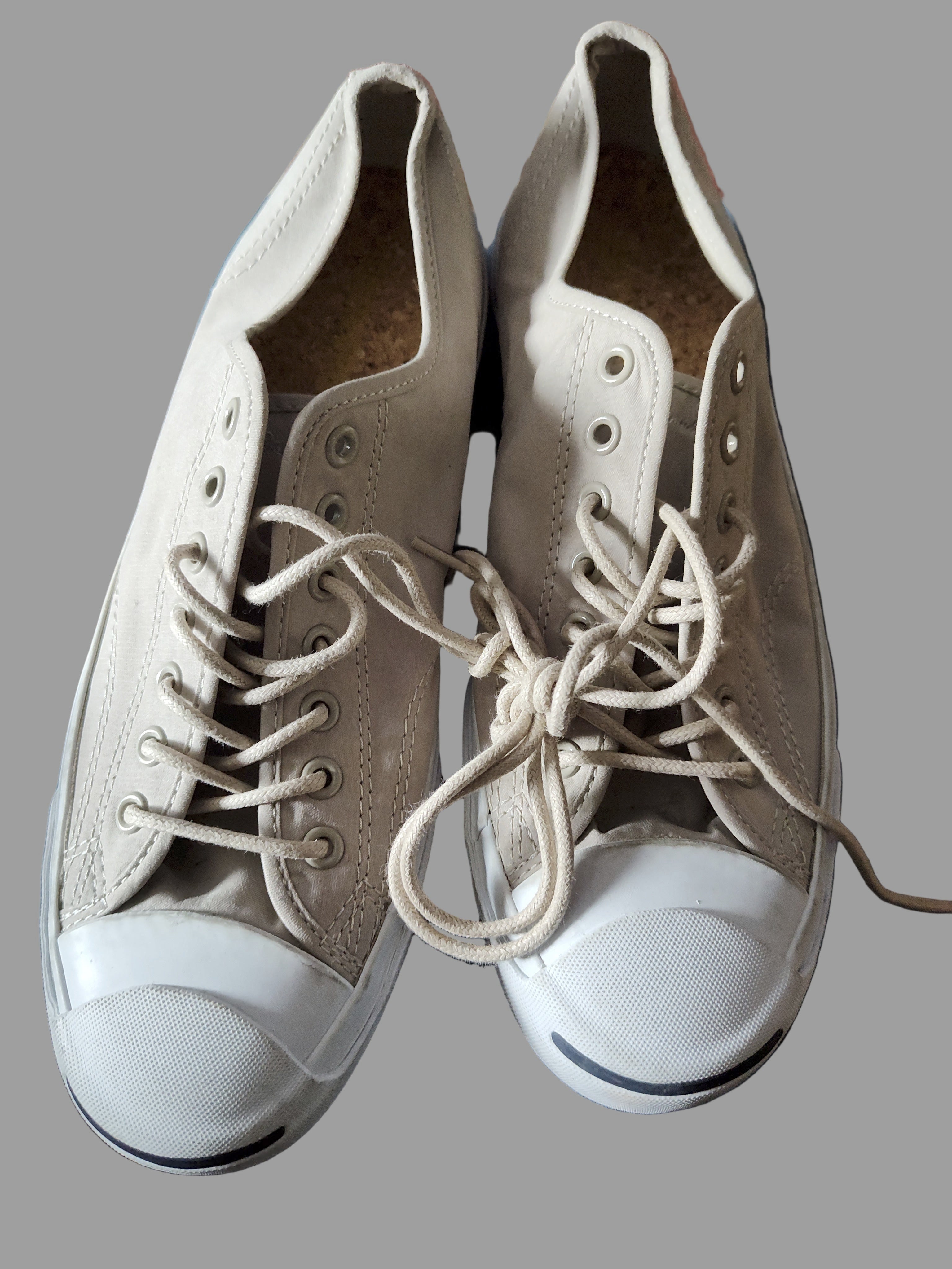 Women's Beige Converse Sneakers - size 10.5