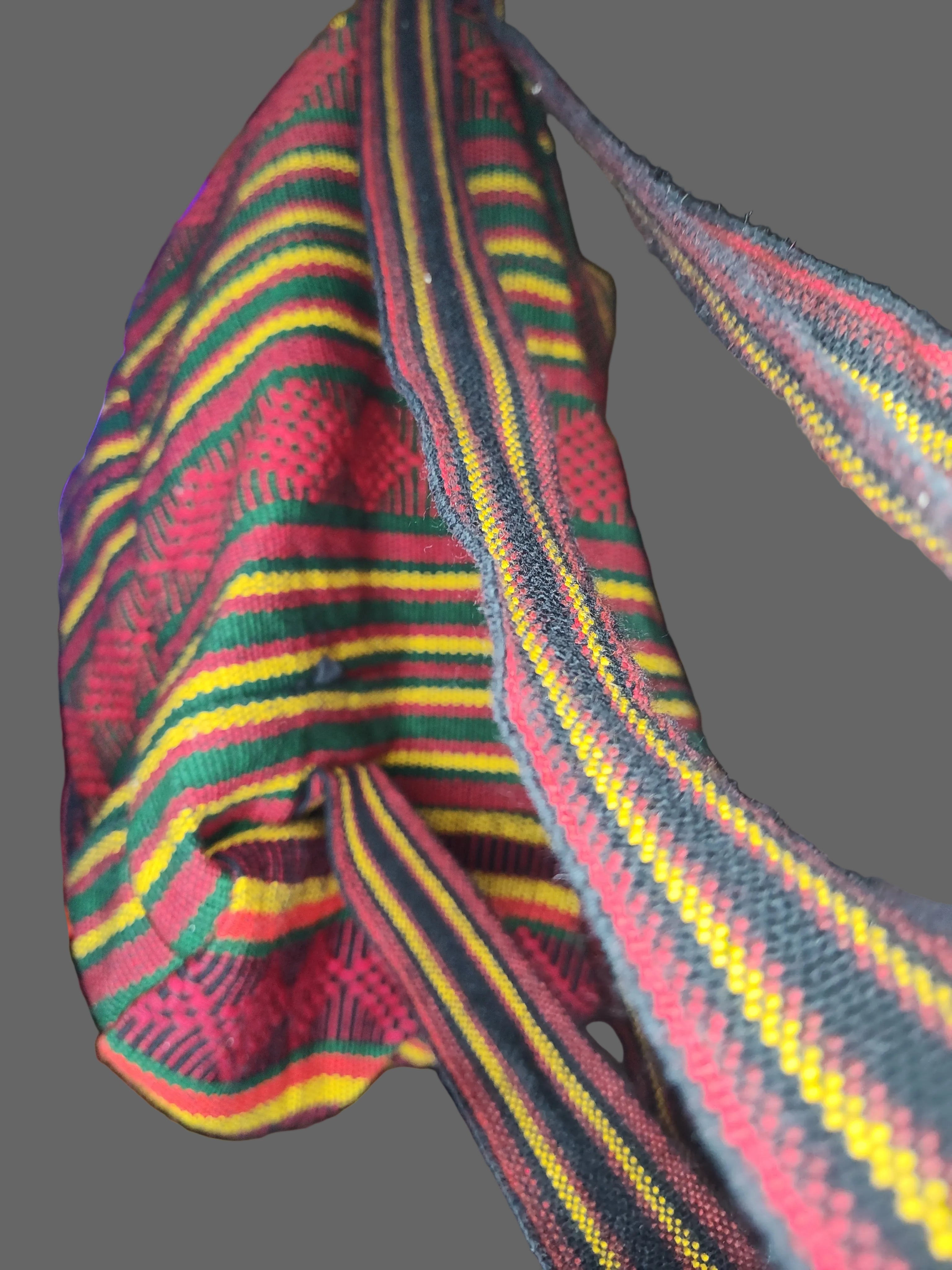 Artesanias Mr. Pinzon Mexican Woven Drawstring Unisex Large Backpack