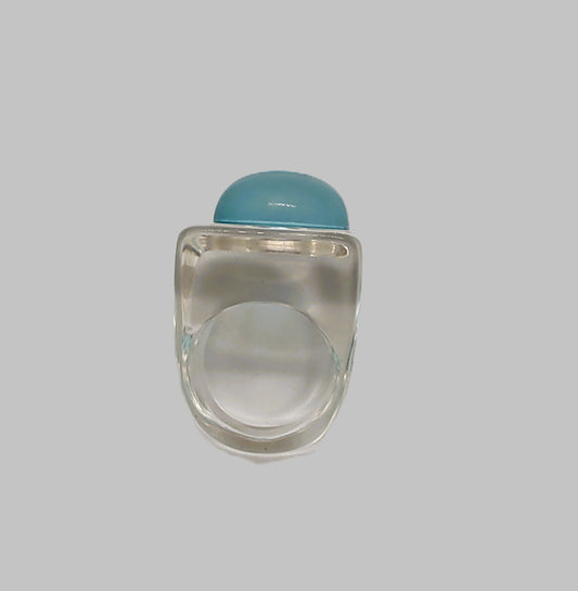 Anillo circular azul