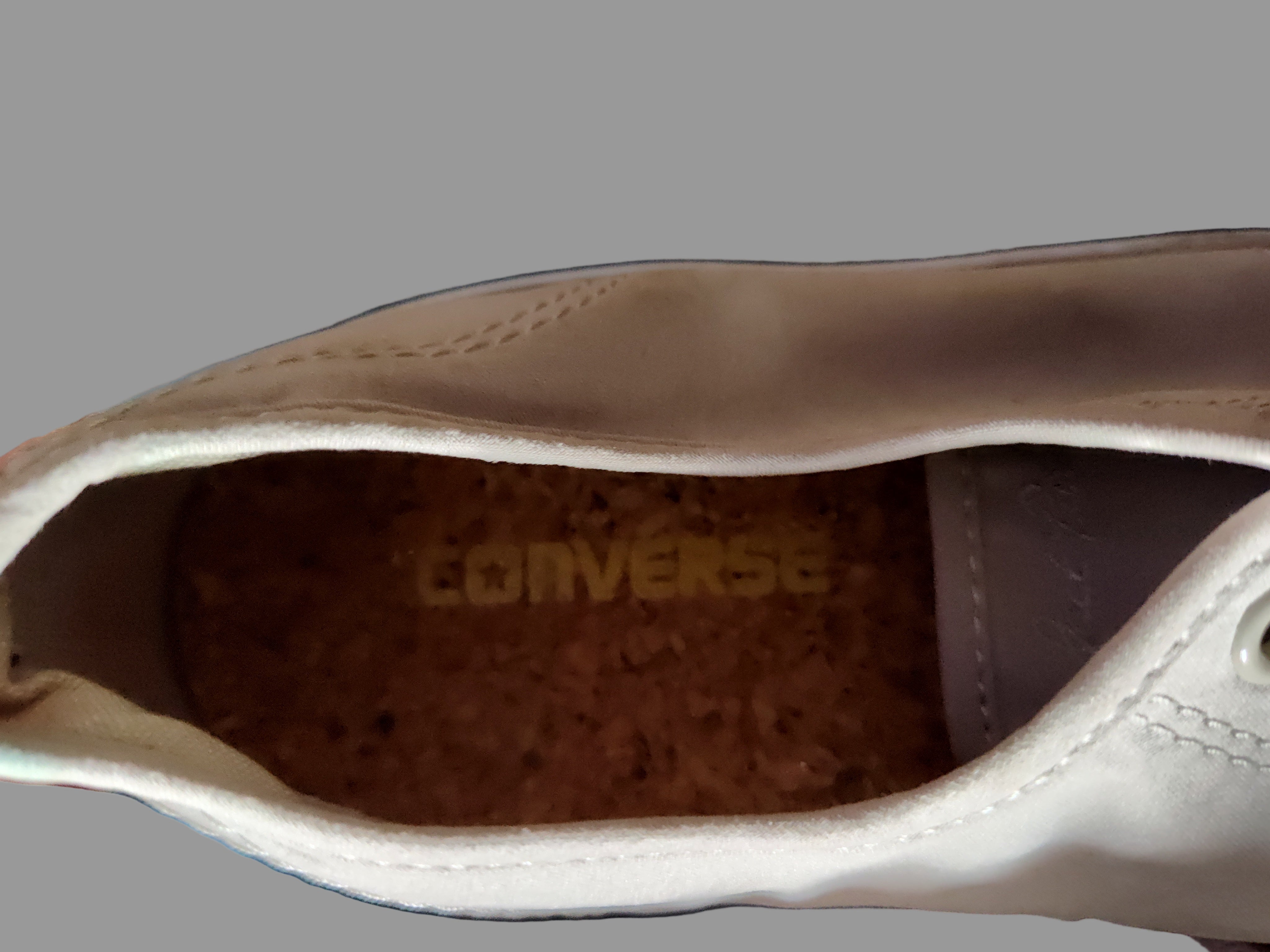 Women's Beige Converse Sneakers - size 10.5