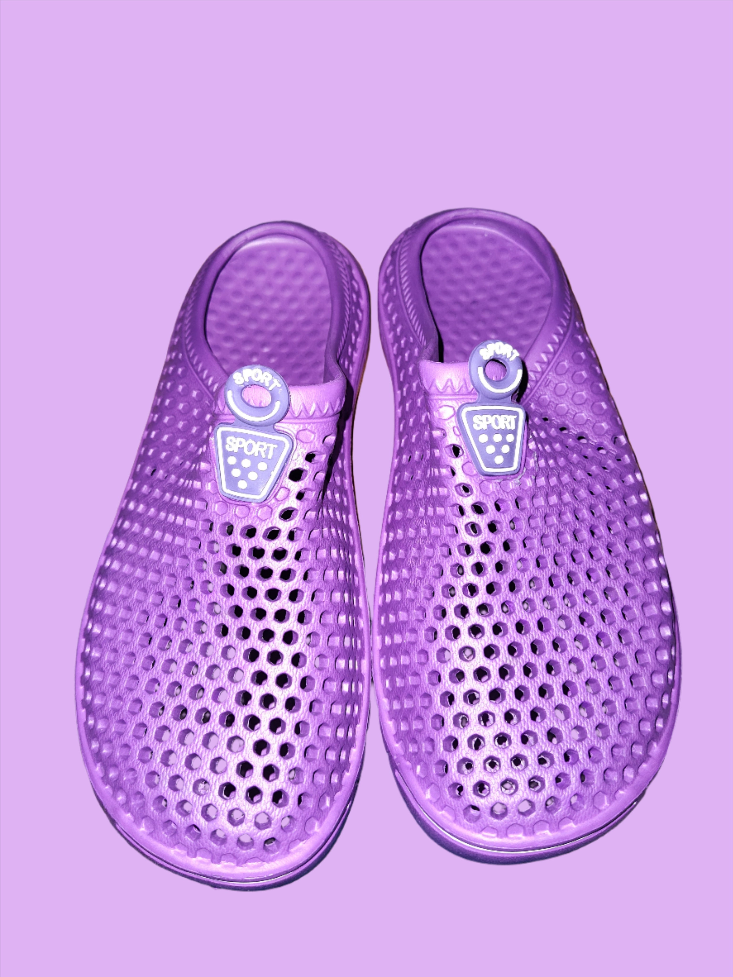 Purple Lightweight Non-slip Soft Sole Clogs