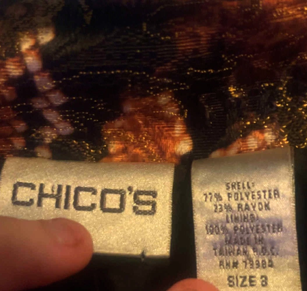 Women's Chico Orange Fall Jacket - size 3