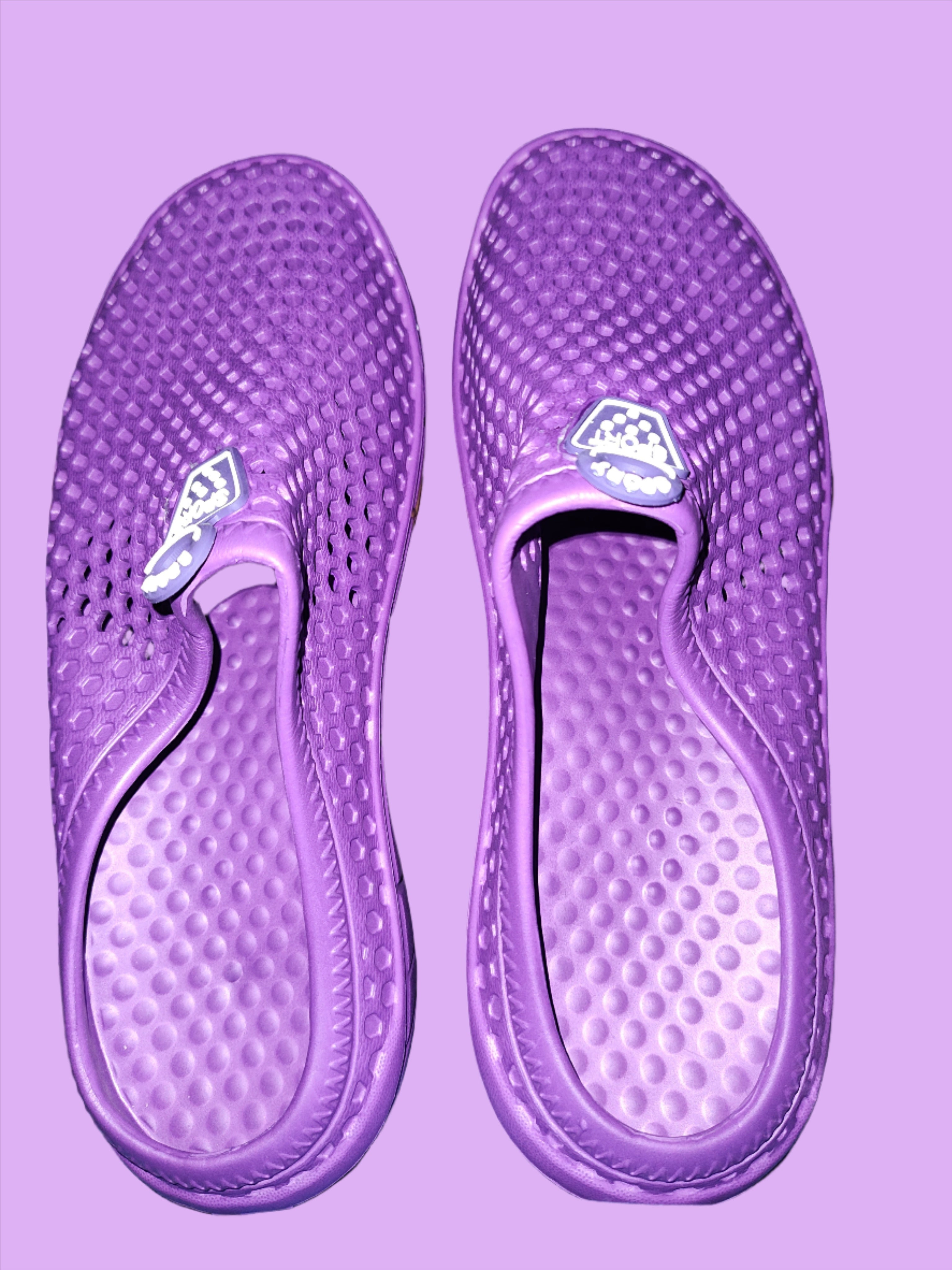 Purple Lightweight Non-slip Soft Sole Clogs