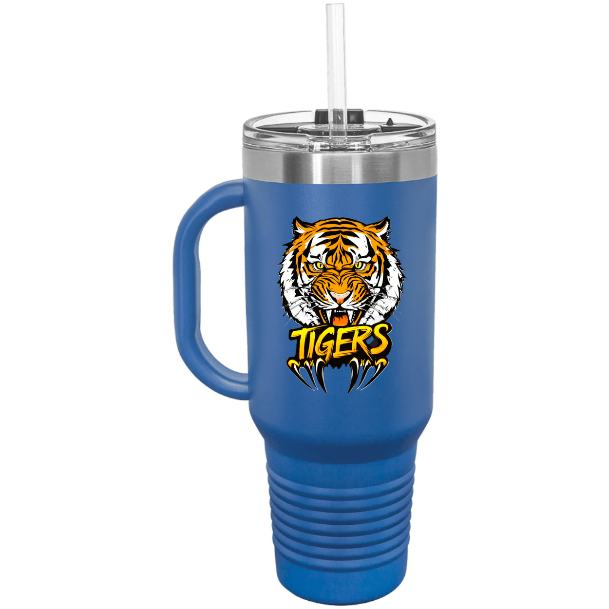 Tiger with Claws Polar Camel 40 oz. Travel Mug with Handle & Straw
