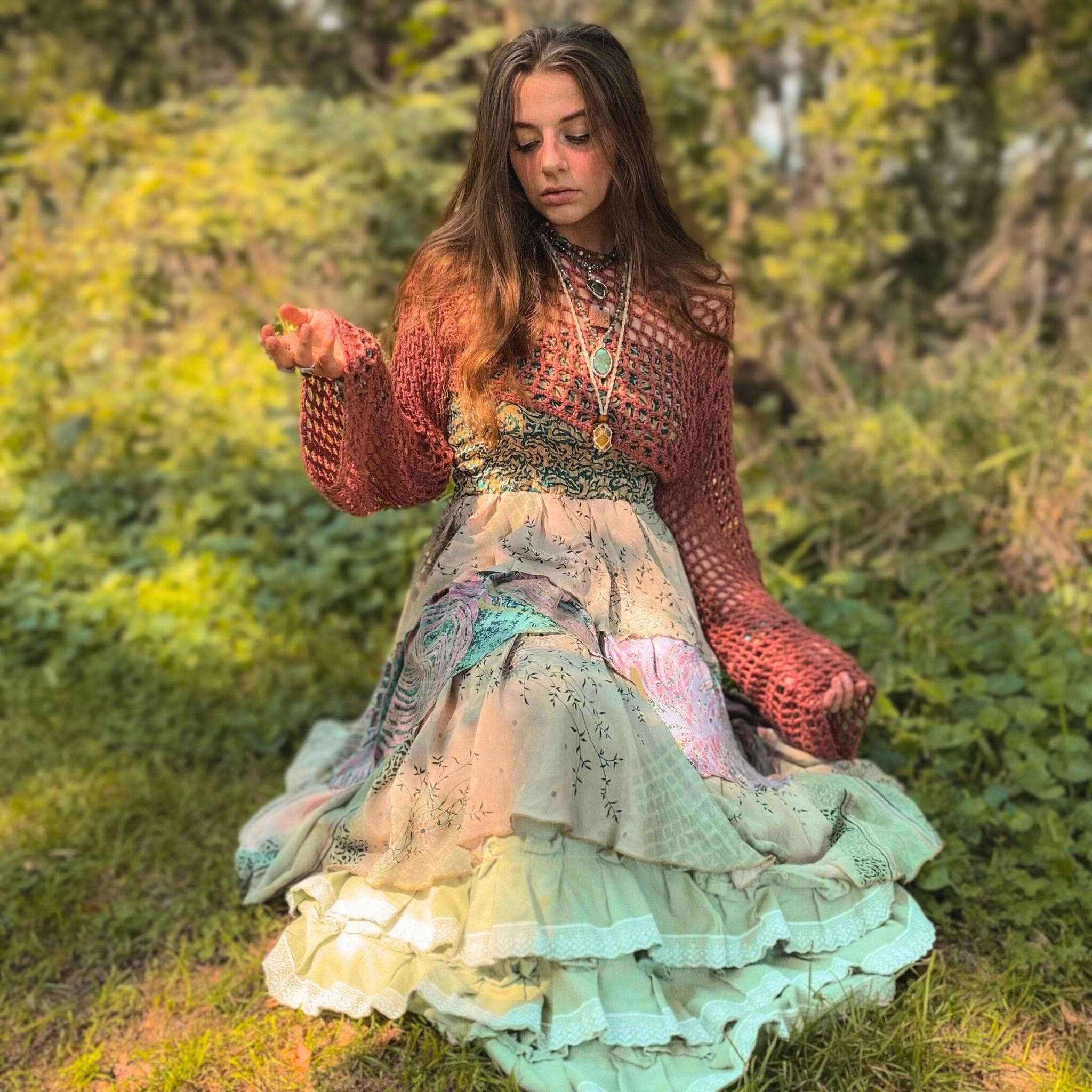 Sedona Colorful Patchwork Dress