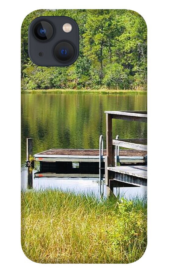 Serene Florida Lakeside Dock - Phone Case