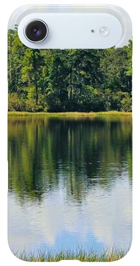 Serene Horse Shoe South Lake in Chuluota Florida - Phone Case