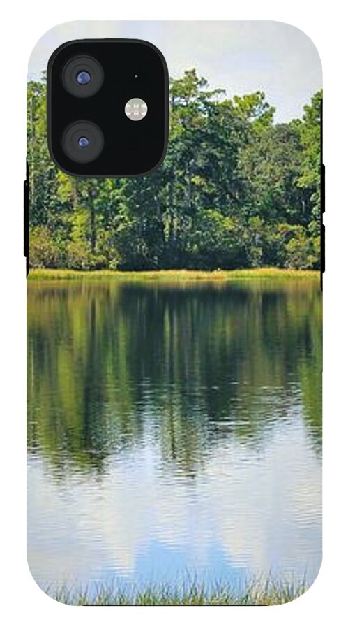 Serene Horse Shoe South Lake in Chuluota Florida - Phone Case
