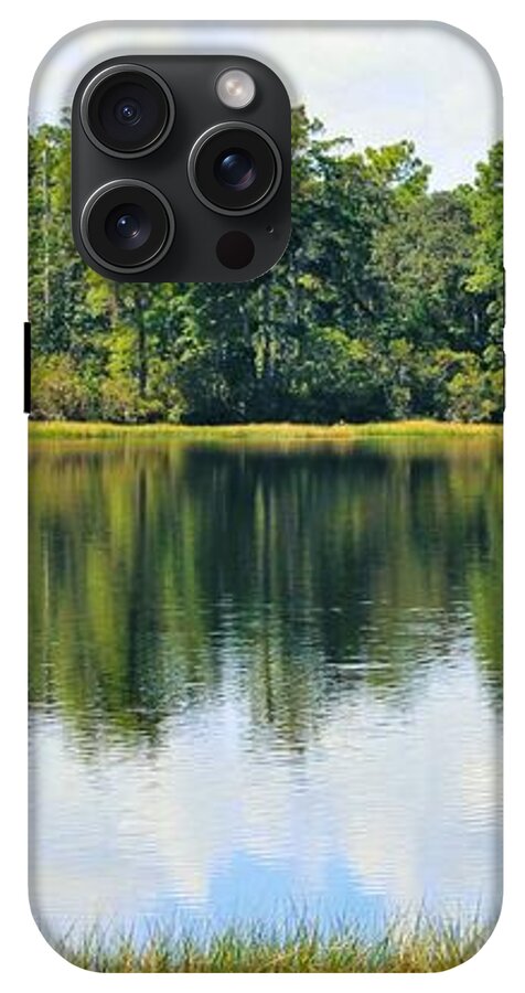 Serene Horse Shoe South Lake in Chuluota Florida - Phone Case