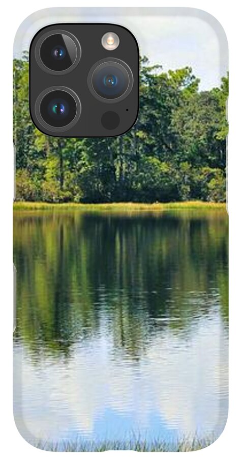 Serene Horse Shoe South Lake in Chuluota Florida - Phone Case
