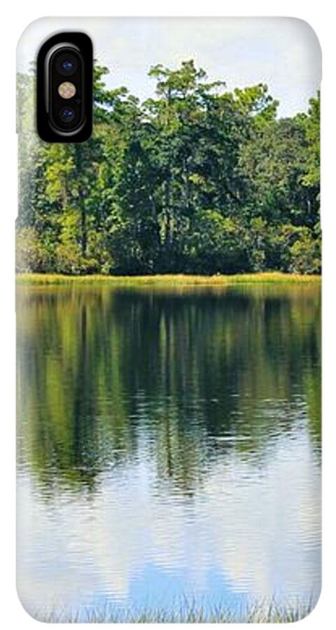 Serene Horse Shoe South Lake in Chuluota Florida - Phone Case