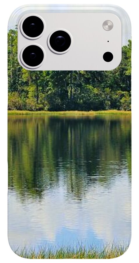 Serene Horse Shoe South Lake in Chuluota Florida - Phone Case