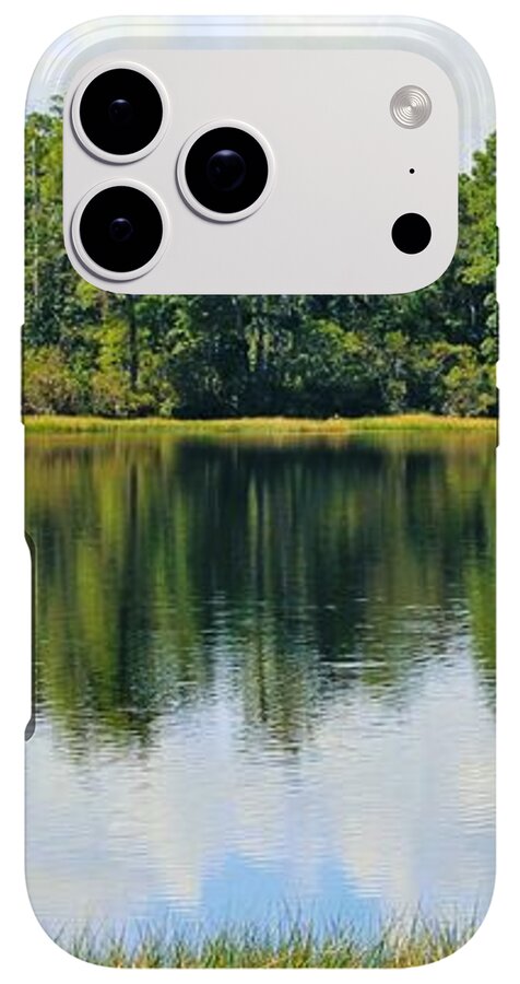 Serene Horse Shoe South Lake in Chuluota Florida - Phone Case
