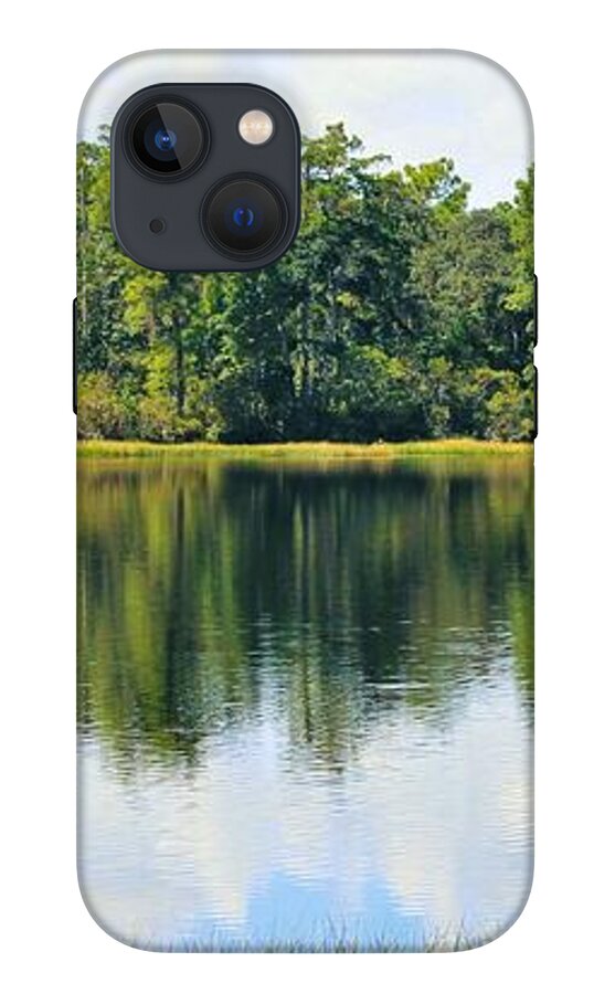 Serene Horse Shoe South Lake in Chuluota Florida - Phone Case