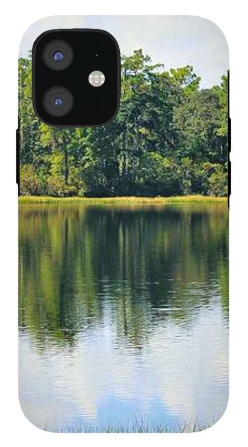 Serene Horse Shoe South Lake in Chuluota Florida - Phone Case