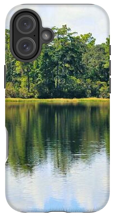 Serene Horse Shoe South Lake in Chuluota Florida - Phone Case