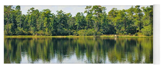 Serene Horse Shoe South Lake in Chuluota Florida - Yoga Mat
