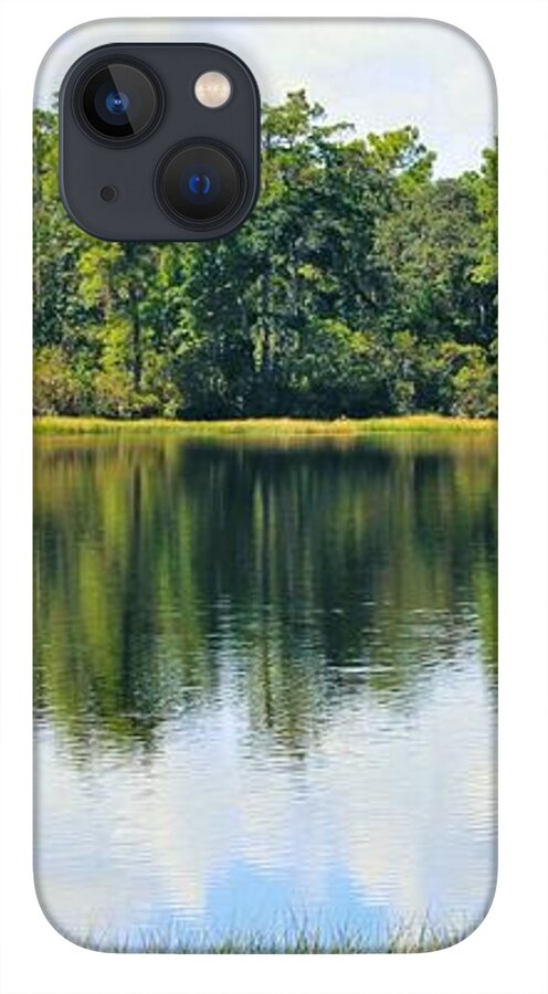 Serene Horse Shoe South Lake in Chuluota Florida - Phone Case