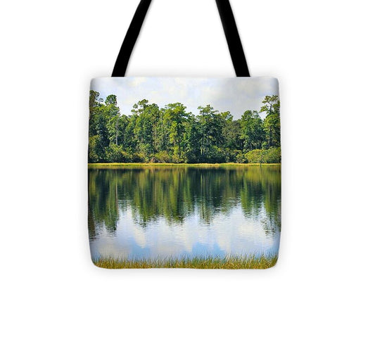 Serene Horse Shoe South Lake in Chuluota Florida - Tote Bag