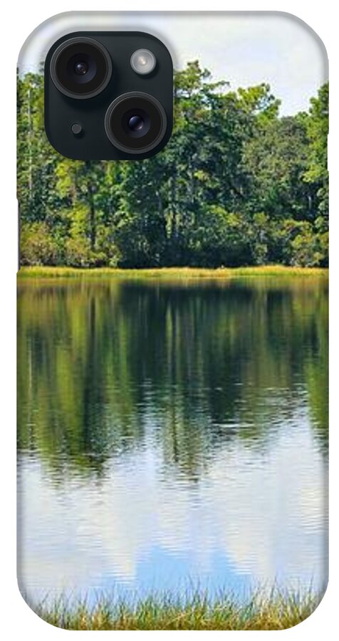 Serene Horse Shoe South Lake in Chuluota Florida - Phone Case