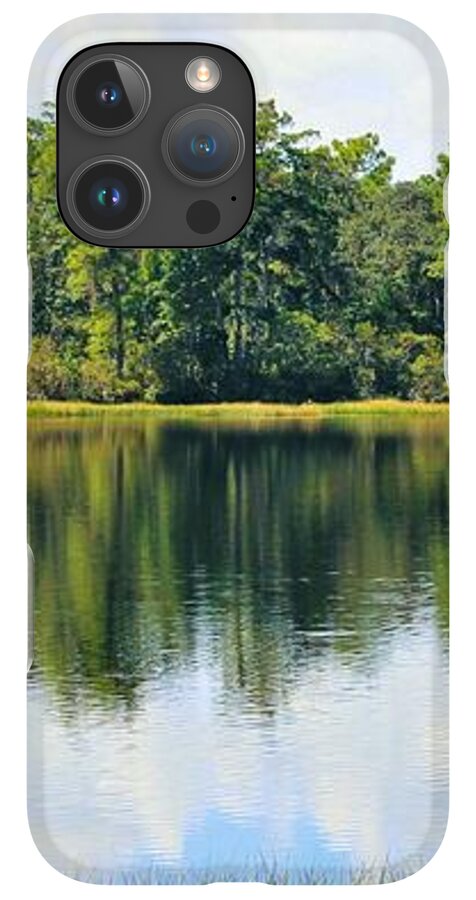 Serene Horse Shoe South Lake in Chuluota Florida - Phone Case