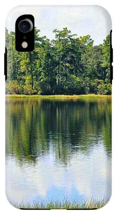 Serene Horse Shoe South Lake in Chuluota Florida - Phone Case