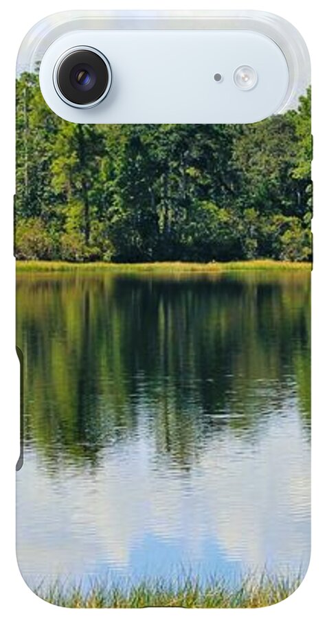 Serene Horse Shoe South Lake in Chuluota Florida - Phone Case