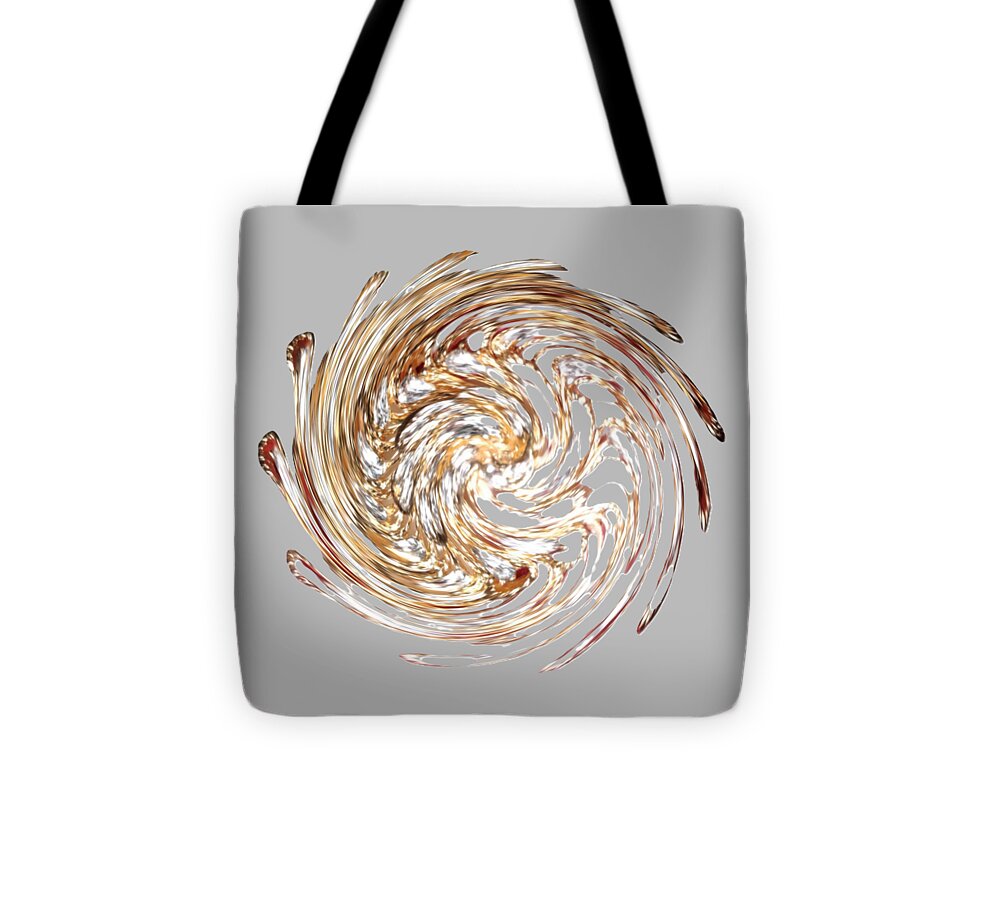 Swirling Metallic Whirlpool - Tote Bag