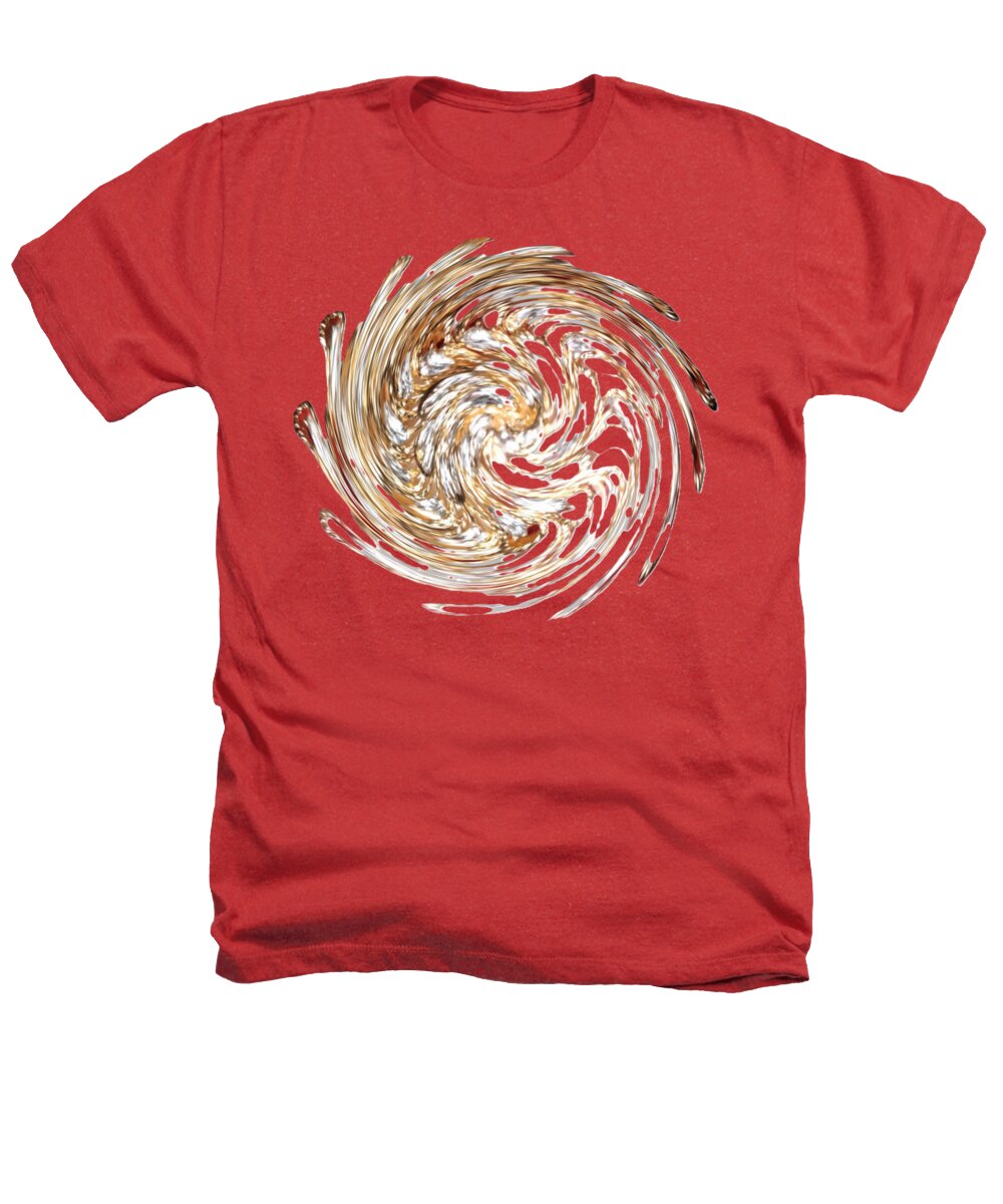 Swirling Metallic Whirlpool - Heathers T-Shirt