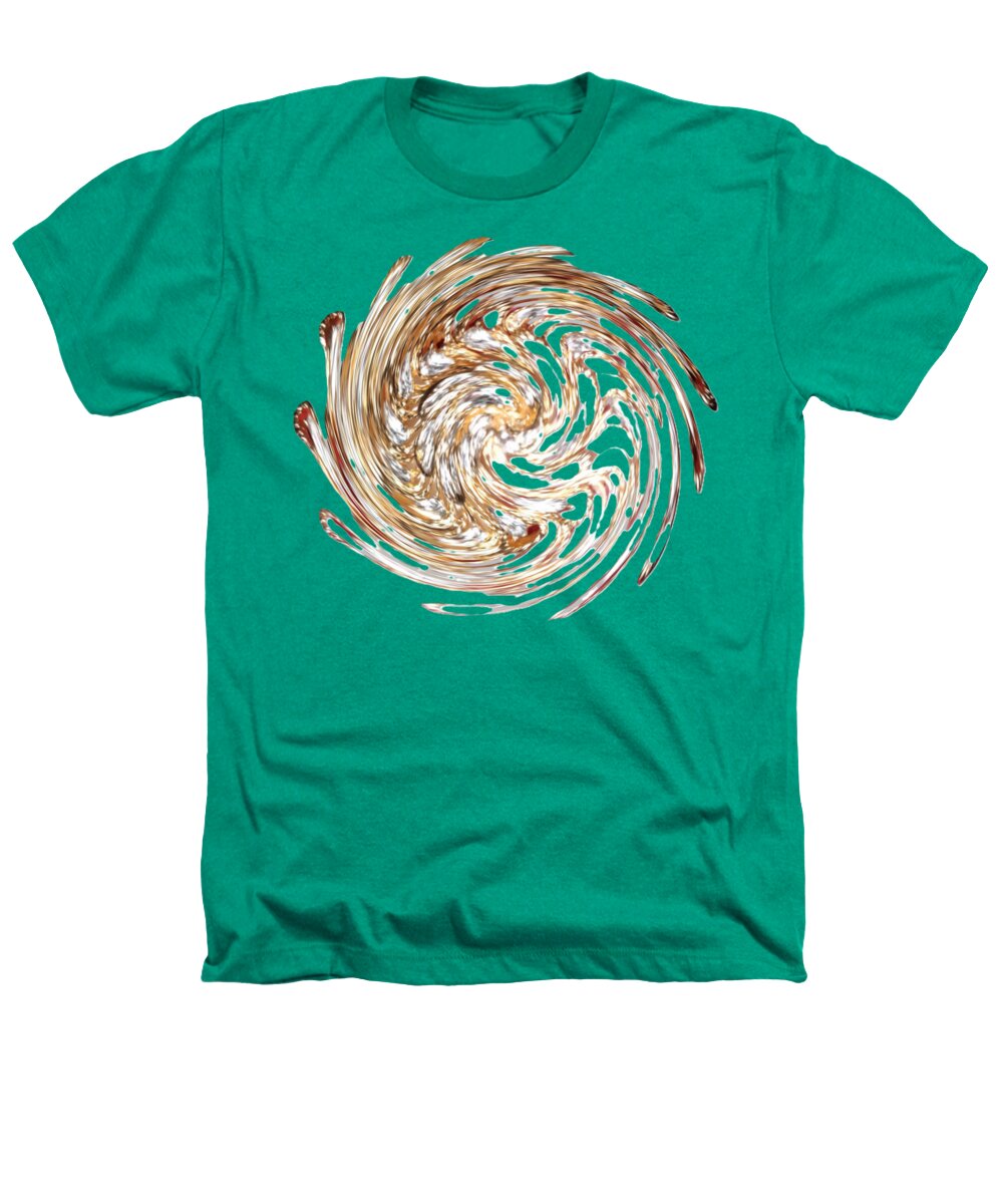 Swirling Metallic Whirlpool - Heathers T-Shirt