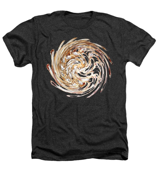 Swirling Metallic Whirlpool - Heathers T-Shirt