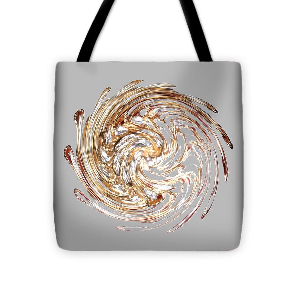 Swirling Metallic Whirlpool - Tote Bag