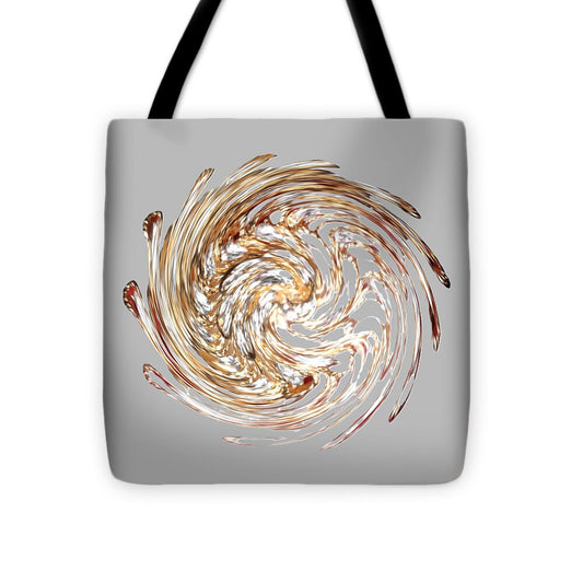 Swirling Metallic Whirlpool - Tote Bag